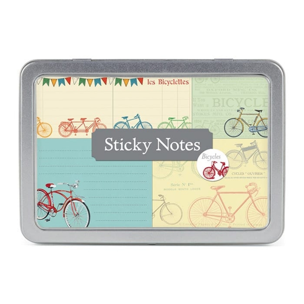 New - Vintage Bicycle Sticky Note Pads